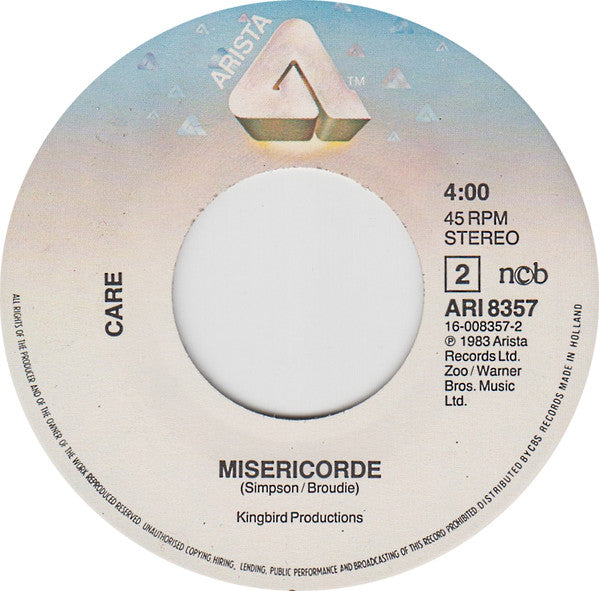 Care (2) : Flaming Sword (7", Single)