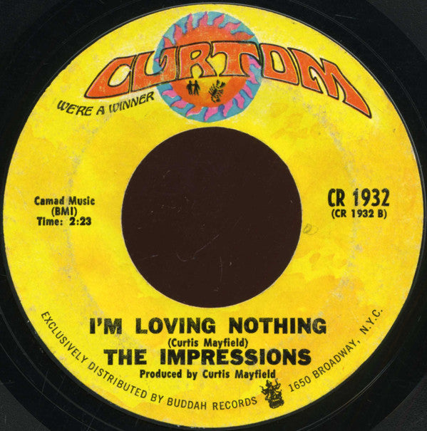 The Impressions : Fool For You (7", Single)