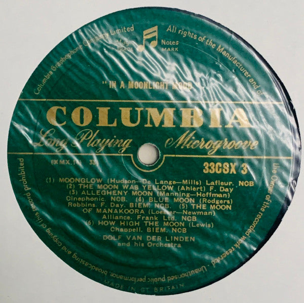 Orkest o.l.v. Dolf van der Linden : In A Moonlight Mood (LP, Mono, Mic)