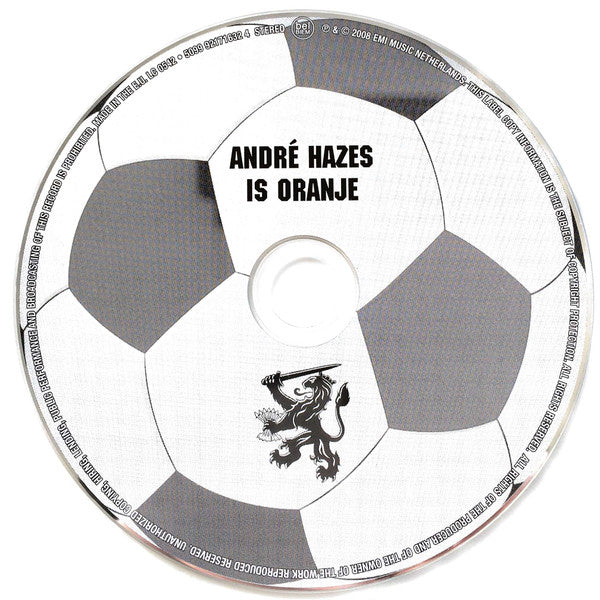 André Hazes : André Hazes Is Oranje (CD, Comp)
