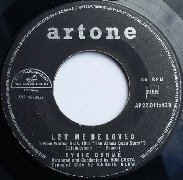 Eydie Gormé : Love Me Forever (7", Single)