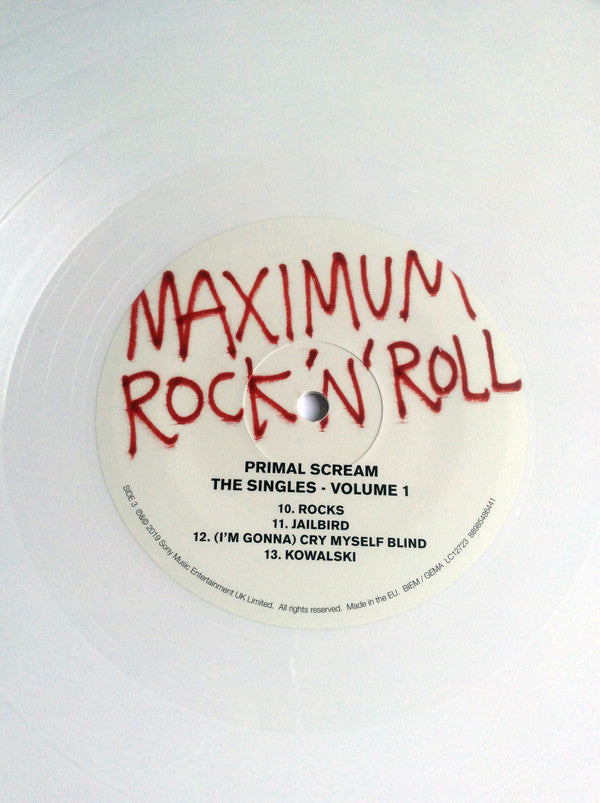 Primal Scream : Maximum Rock 'N' Roll The Singles Volume 1  (LP, Red + LP, Whi + Comp, Ltd)