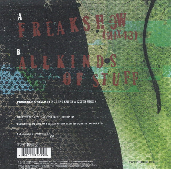 The Cure : Freakshow (7", Single)
