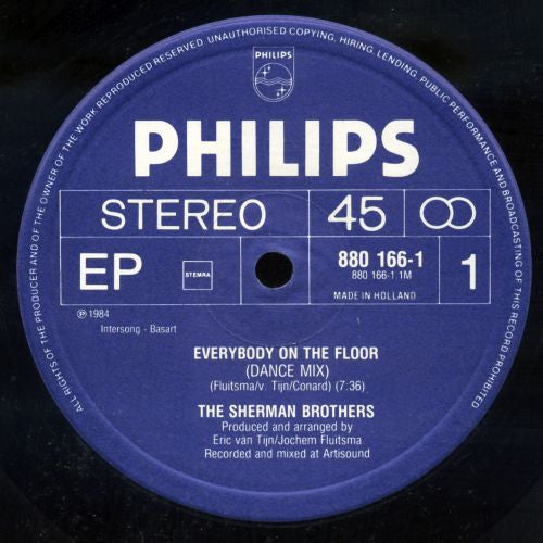 The Sherman Brothers (2) : Everybody On The Floor (Dance Mix) & (Break Mix) (12")