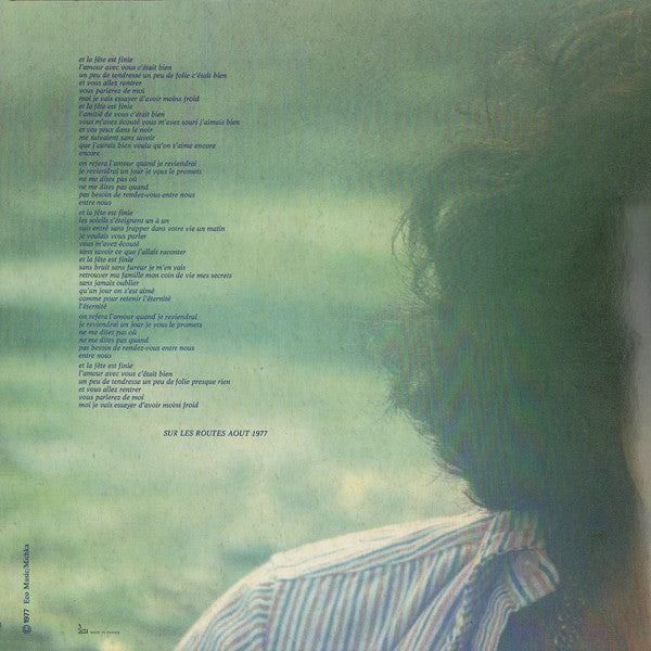 Nicolas Peyrac : Et La Fête Est Finie... (LP, Album, Gat)