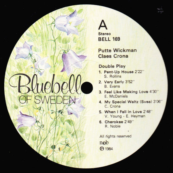 Putte Wickman - Claes Crona : Double Play (LP, Album)