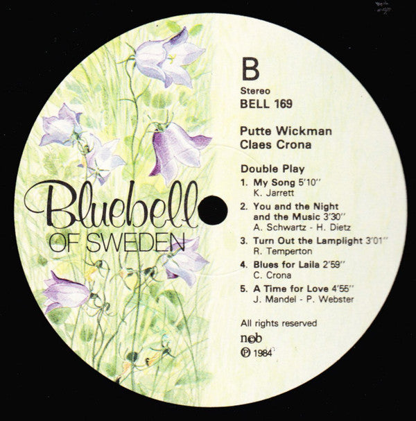 Putte Wickman - Claes Crona : Double Play (LP, Album)