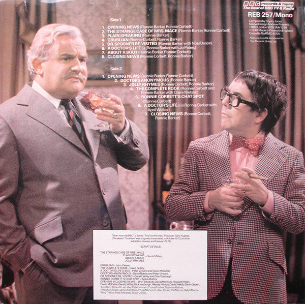 The Two Ronnies : The Two Ronnies (LP, Mono)