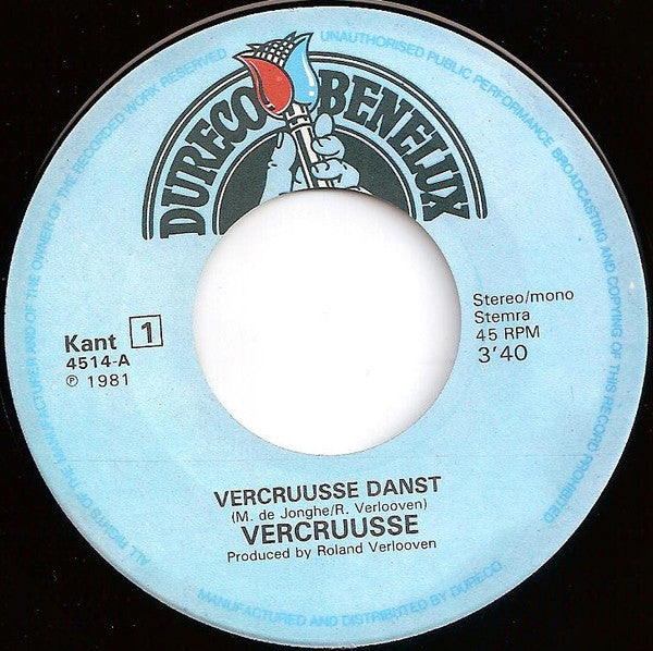 Vercruusse : Vercruusse Danst (7", Single)