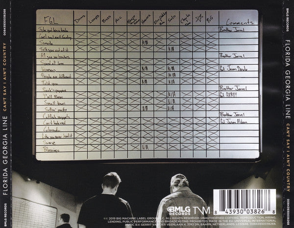Florida Georgia Line : Can't Say I Ain't Country (CD, Album)