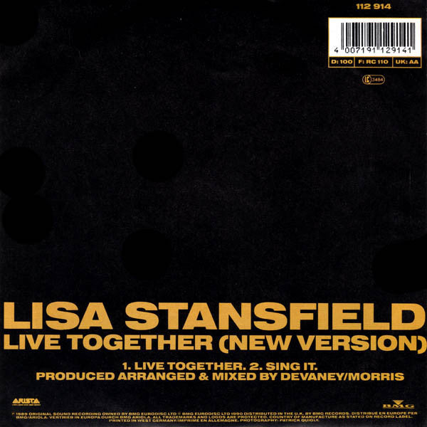 Lisa Stansfield : Live Together (New Version) (7", Single)