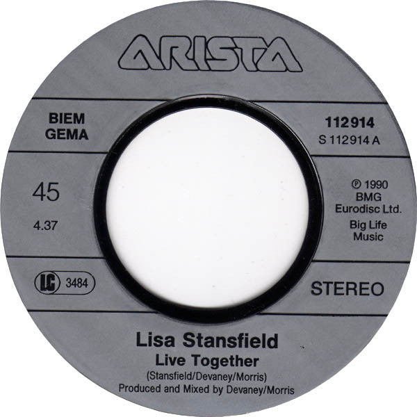 Lisa Stansfield : Live Together (New Version) (7", Single)