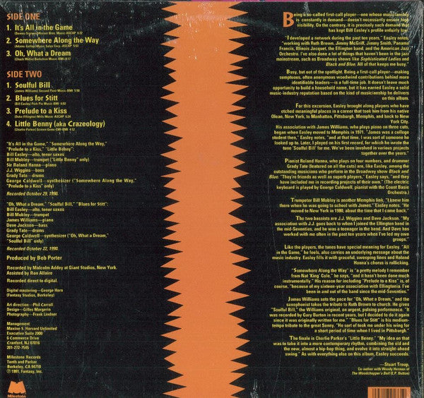 Bill Easley : First Call (LP, Album)