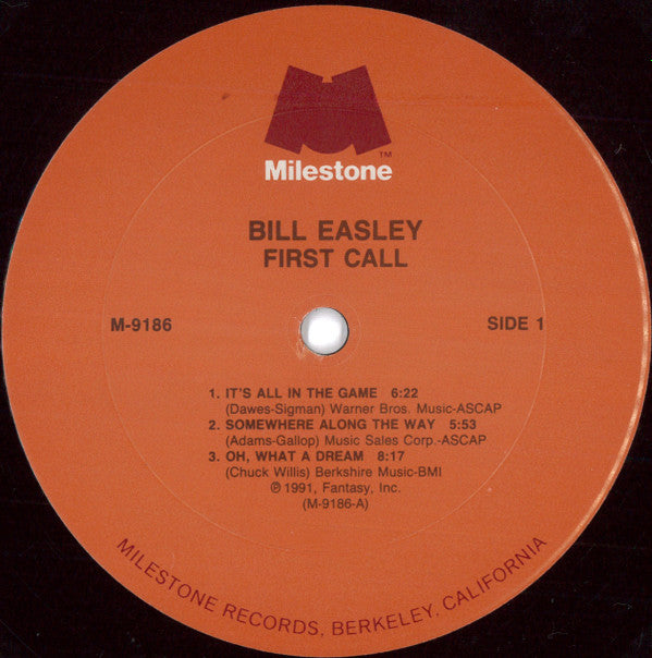 Bill Easley : First Call (LP, Album)
