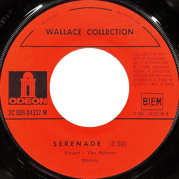 Wallace Collection : Serenade  (7", Single, Mono)