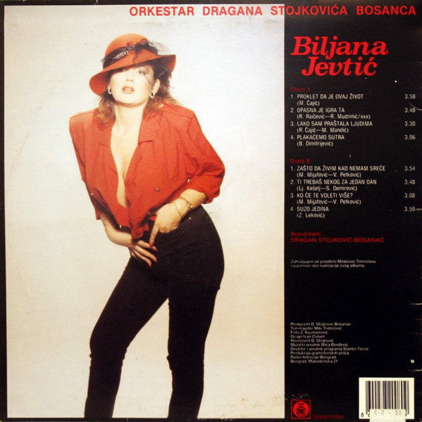 Biljana Jevtić : Proklet Da Je Ovaj Život (LP, Album)