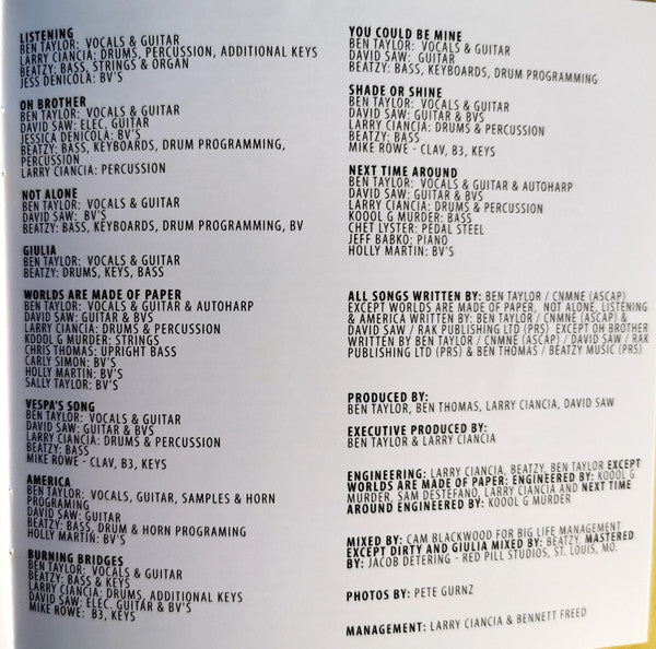 Ben Taylor (2) : Listening (CD, Album)