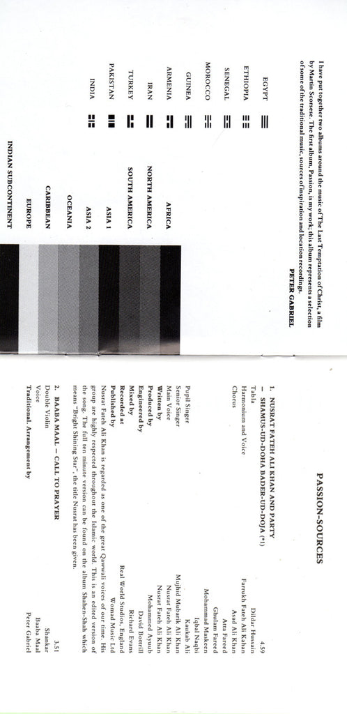 Various : Passion - Sources (CD, Comp)