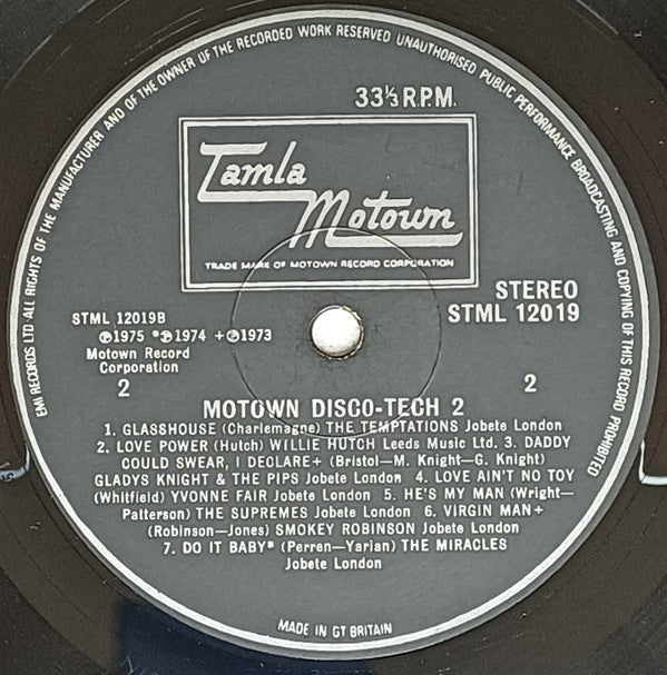 Various : Motown DiscoTech 2 (LP, Comp)