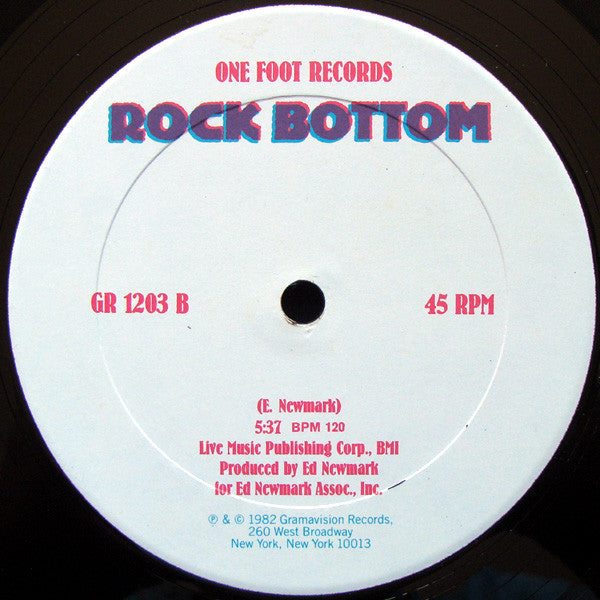 Hot Ice (22) : Theme From Friday The 13th Part 3 / Rock Bottom (12")