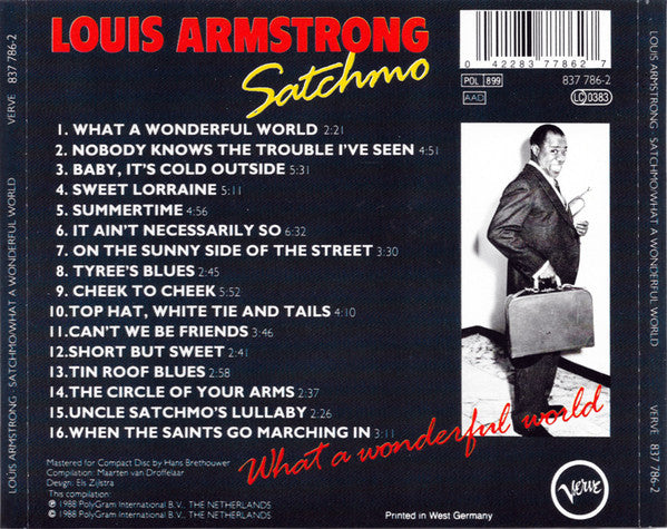 Louis Armstrong : Satchmo - What A Wonderful World (CD, Comp)