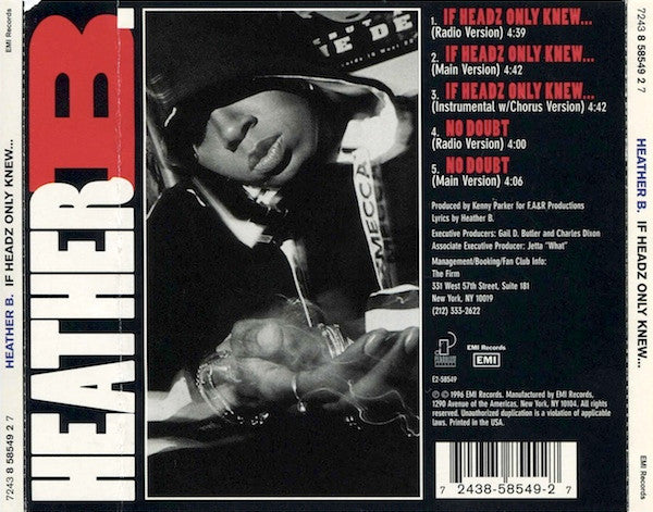 Heather B. : If Headz Only Knew (CD, Maxi)