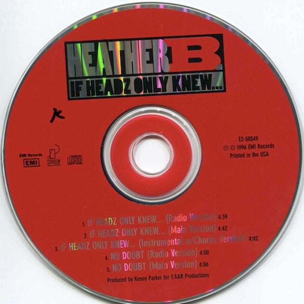 Heather B. : If Headz Only Knew (CD, Maxi)