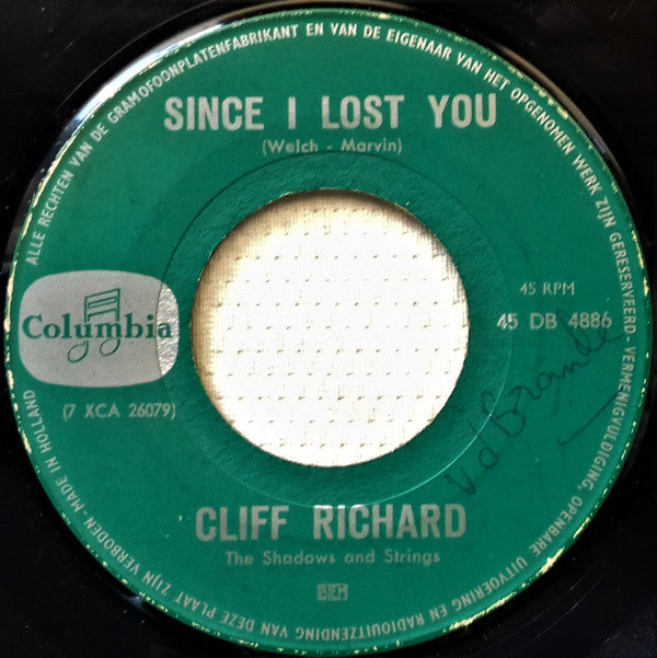 Cliff Richard & The Shadows : It'll Be Me (7", Single, Mono, Ope)