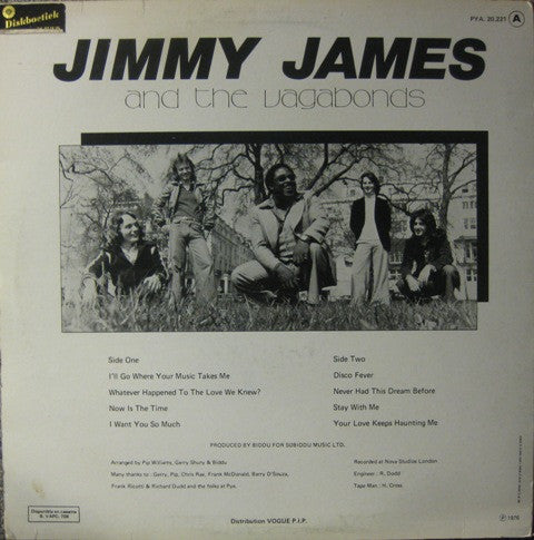 Jimmy James & The Vagabonds : Now (LP, Album)