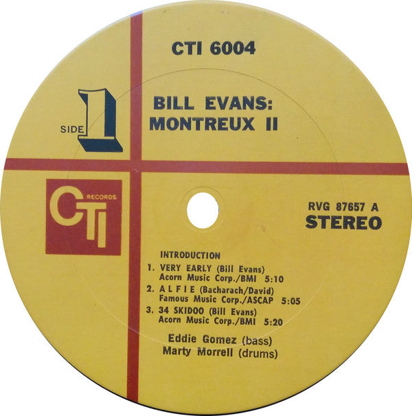 Bill Evans : Montreux II (LP, Album, Non)