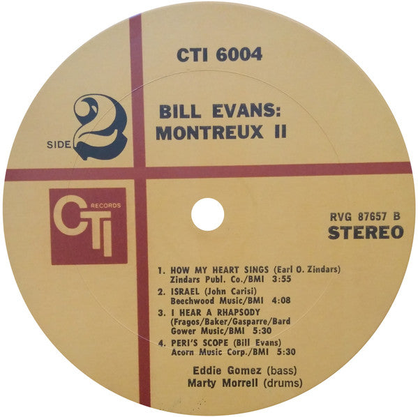 Bill Evans : Montreux II (LP, Album, Non)