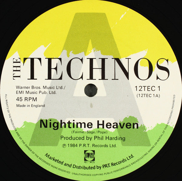 The Technos : Nightime Heaven (12")