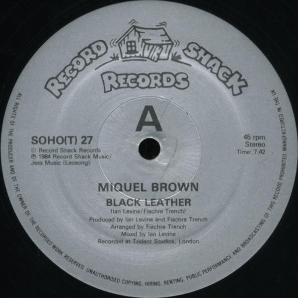 Miquel Brown : Black Leather (12", Single)