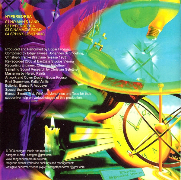 Tangerine Dream : Hyperborea 2008 (CD, Album, Ltd)