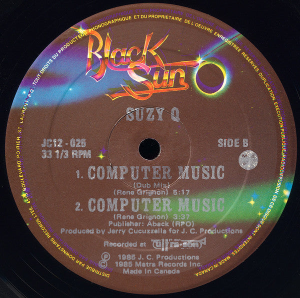 Suzy Q : Computer Music (12")