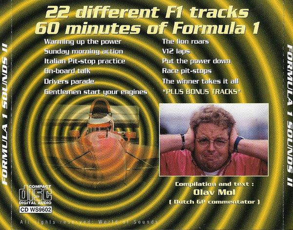Various : Dolphin's Formula 1 Sounds II - The 1996 Edition (CD, Comp)