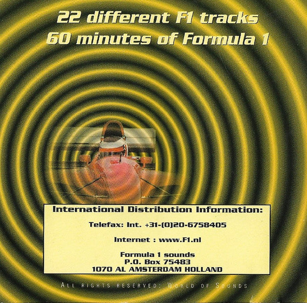 Various : Dolphin's Formula 1 Sounds II - The 1996 Edition (CD, Comp)