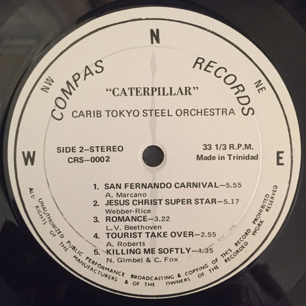 Carib Tokyo : The Caterpillar (LP, Album)