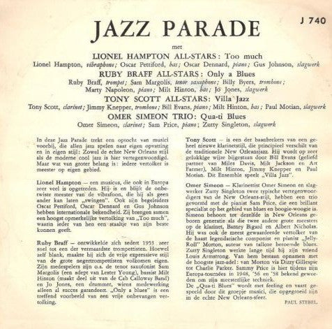 Various : Jazz Parade (7", Comp)