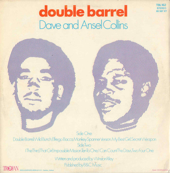Dave & Ansel Collins : Double Barrel (LP, Album)
