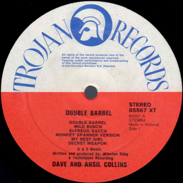 Dave & Ansel Collins : Double Barrel (LP, Album)