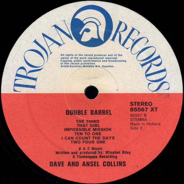 Dave & Ansel Collins : Double Barrel (LP, Album)