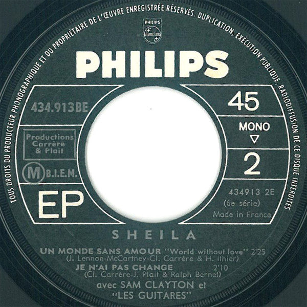 Sheila (5) : Chaque Instant De Chaque Jour  (7", EP, Mono)