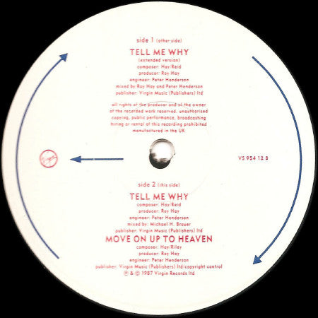 This Way Up : Tell Me Why (12")