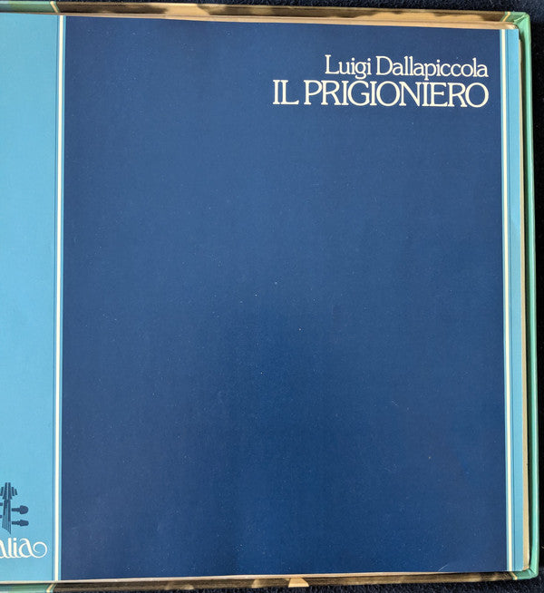 Luigi Dallapiccola - Liliana Poli, Eberhard Wächter, Gerald English, Werner Krenn, Christian Boesch, ORF-Chor E ORF Symphonieorchester, Carl Melles : Il Prigioniero (LP, Album + Box)