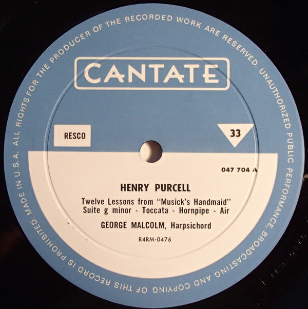 George Malcolm : George Malcolm Cembalo Harpsichord (LP)