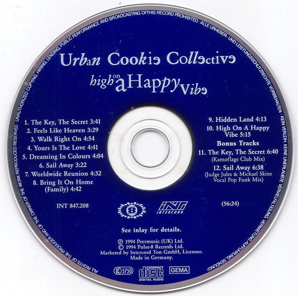 Urban Cookie Collective : High On A Happy Vibe (CD, Album)