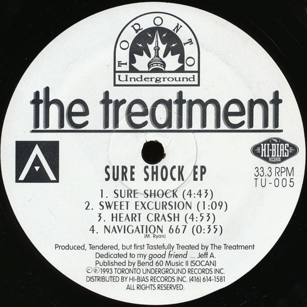The Treatment : Sure Shock EP (12", EP)