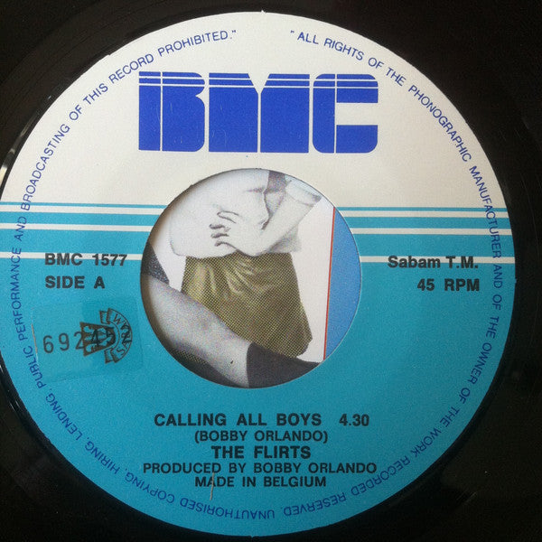 Flirts* : Calling All Boys (7", Single)