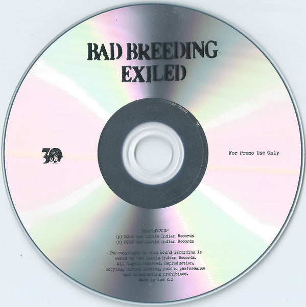 Bad Breeding : Exiled (CD, Album, Promo)